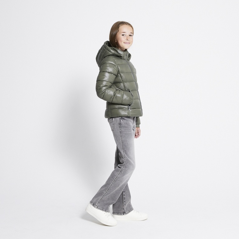 Short puffer jacket "Nikki star" Army Green
